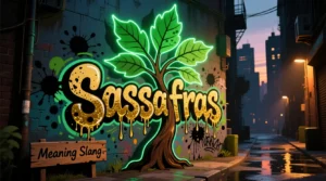 Sassafras Meaning Slang