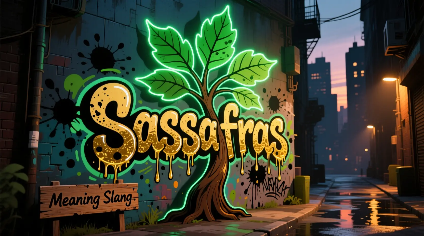 Sassafras Meaning Slang