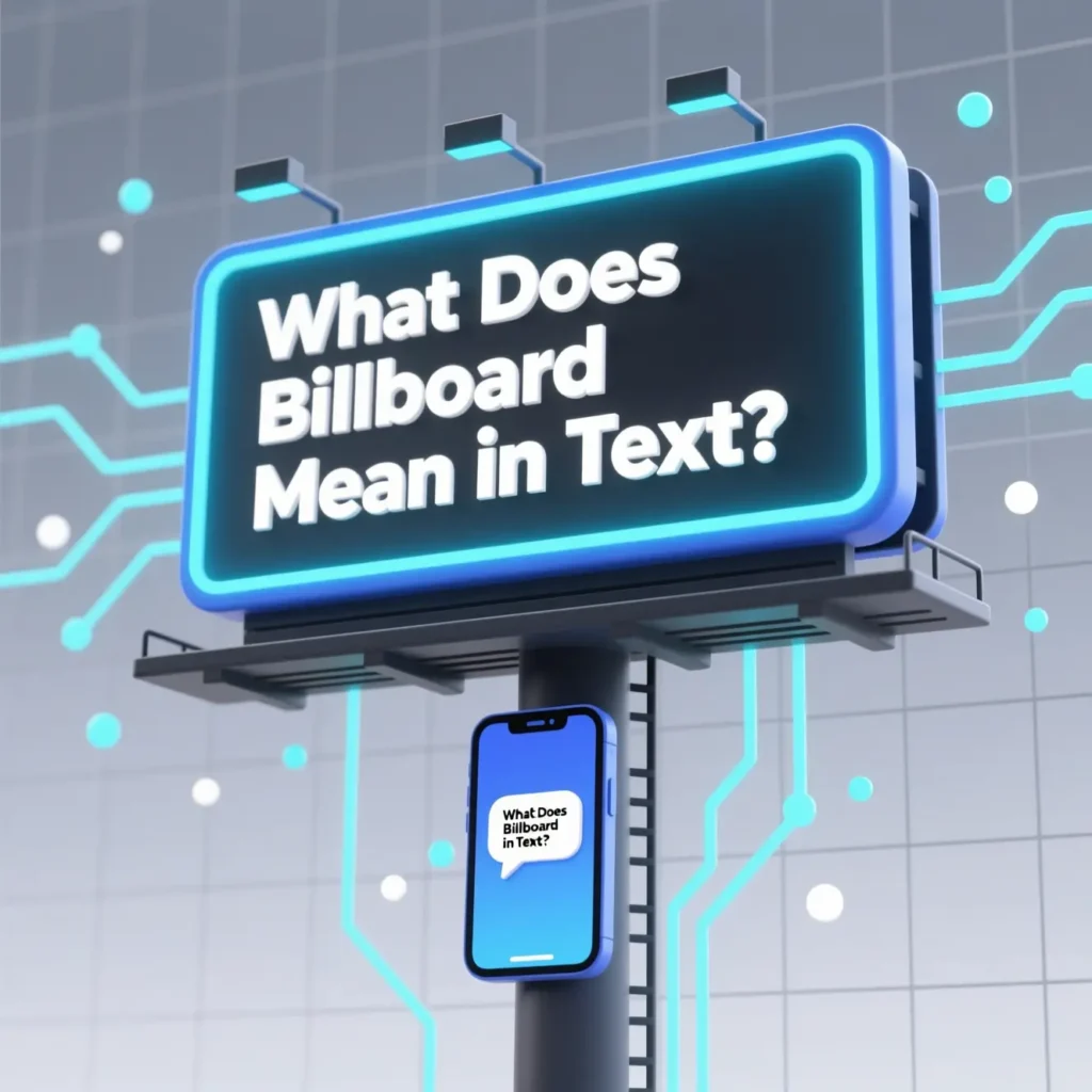 What Does Billboard Mean in Text