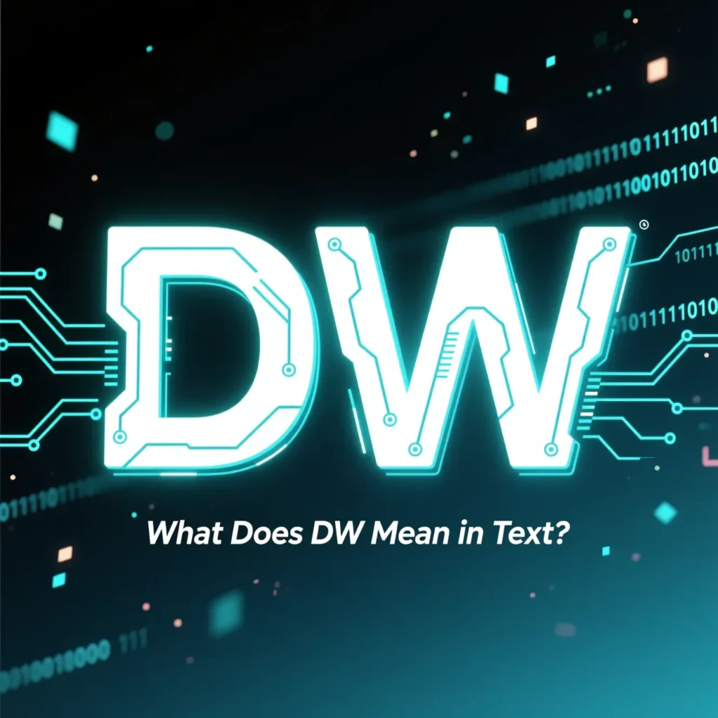 What Does DW Mean in Text