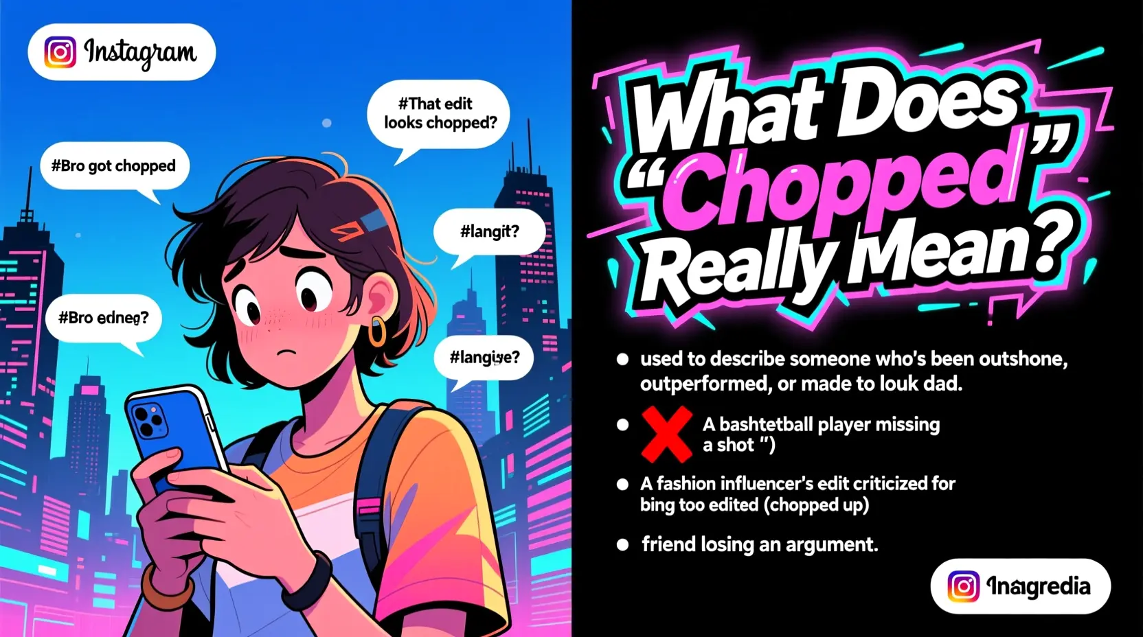 Chopped Slang Meaning