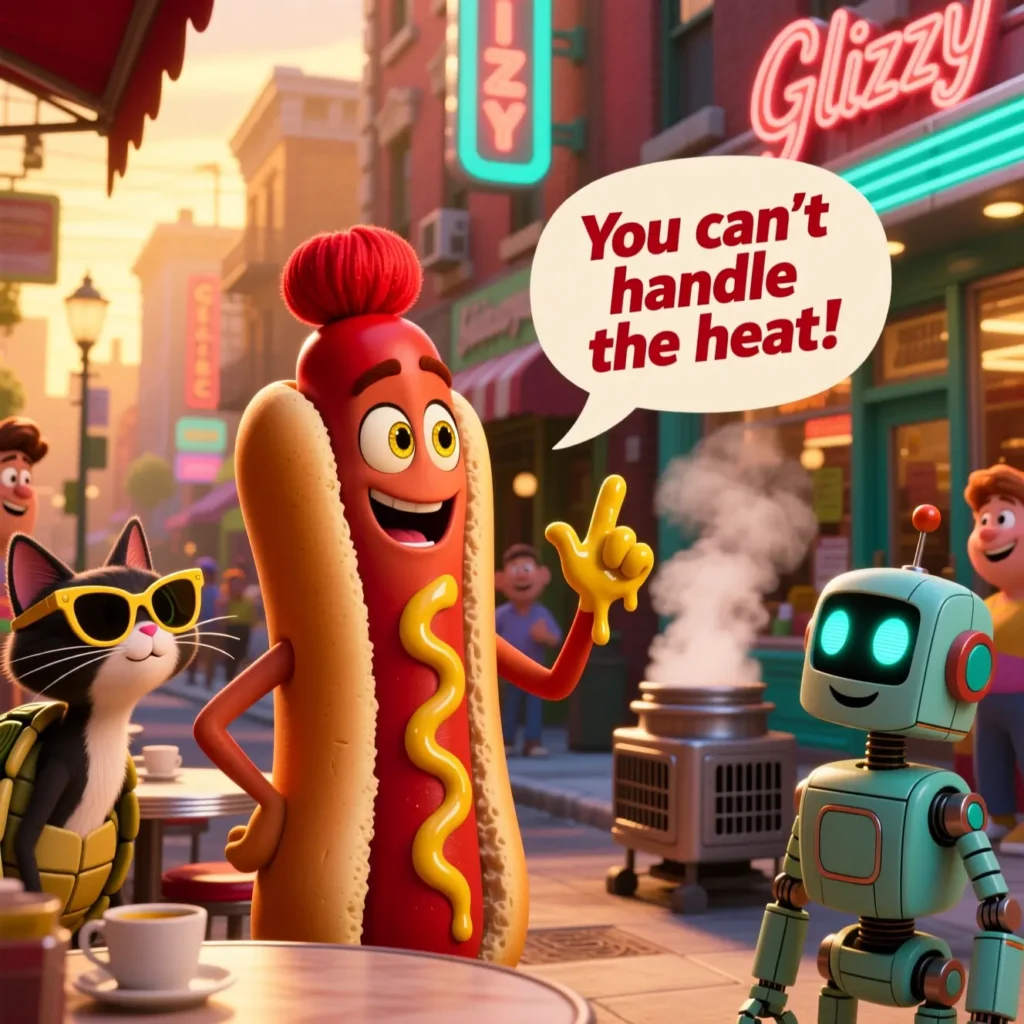 Examples of Glizzy in Conversation