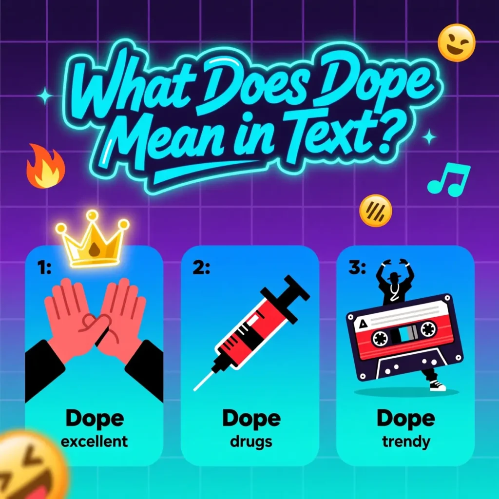 What Does Dope Mean in Text