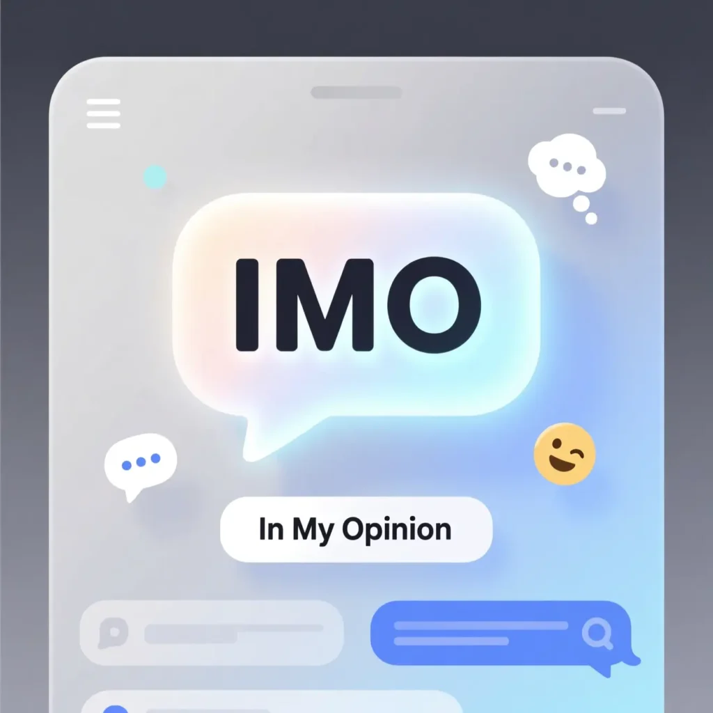 What Does IMO Mean in Text