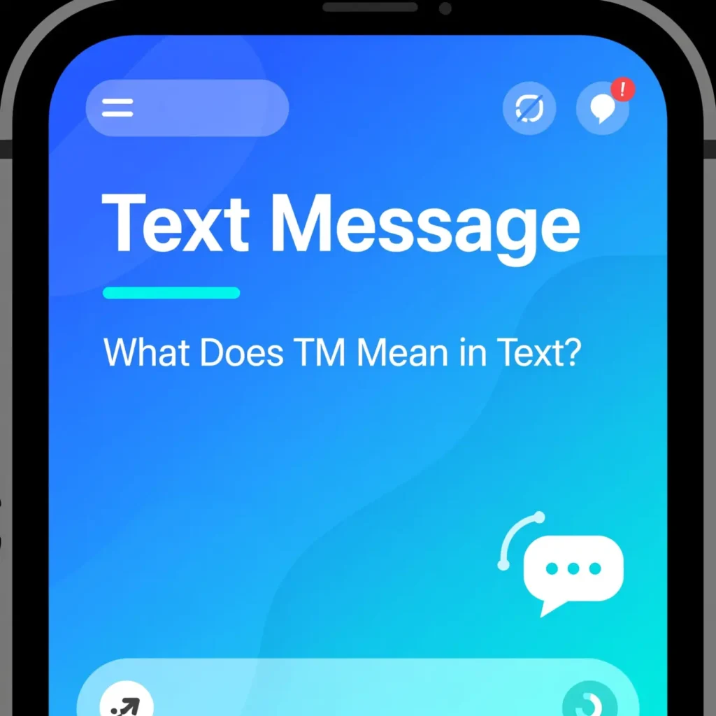 What Does TM Mean in Text