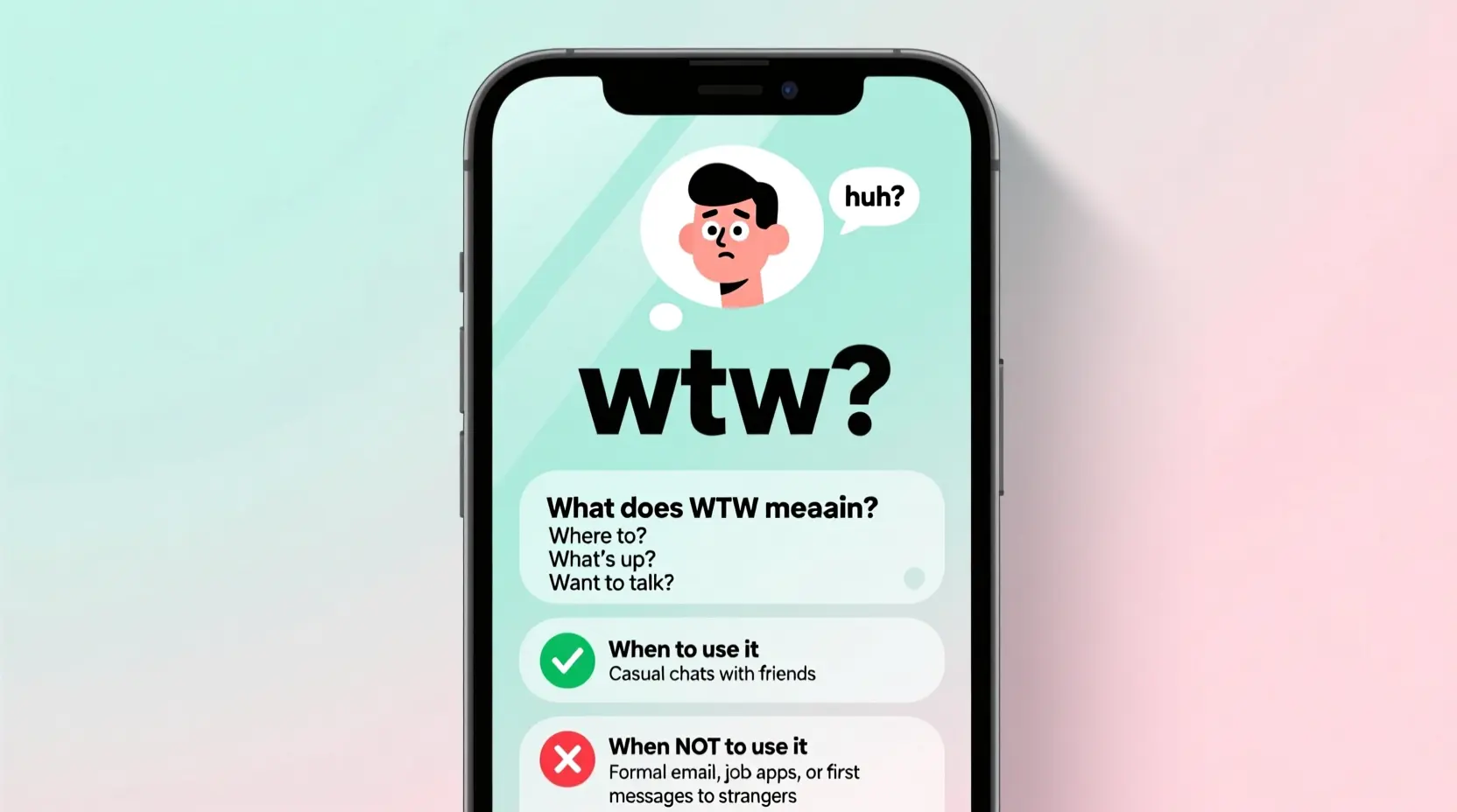 WTW Meaning in Text Slang