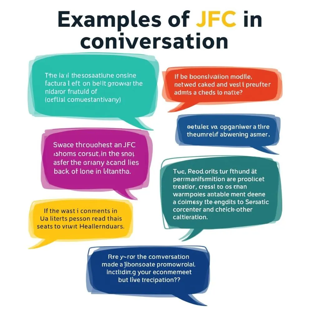 Examples of JFC in Conversation