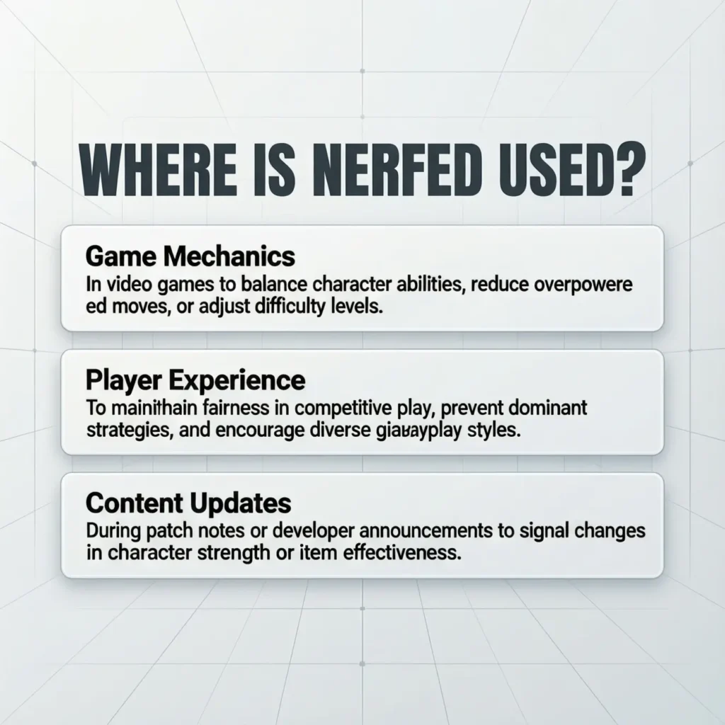 Where Is Nerfed Used