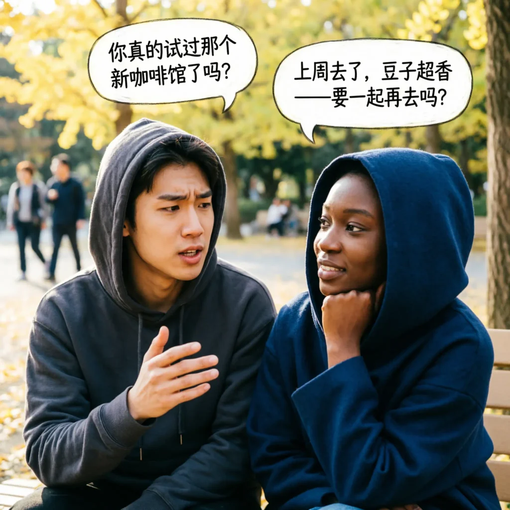 Examples of Hood in Conversation