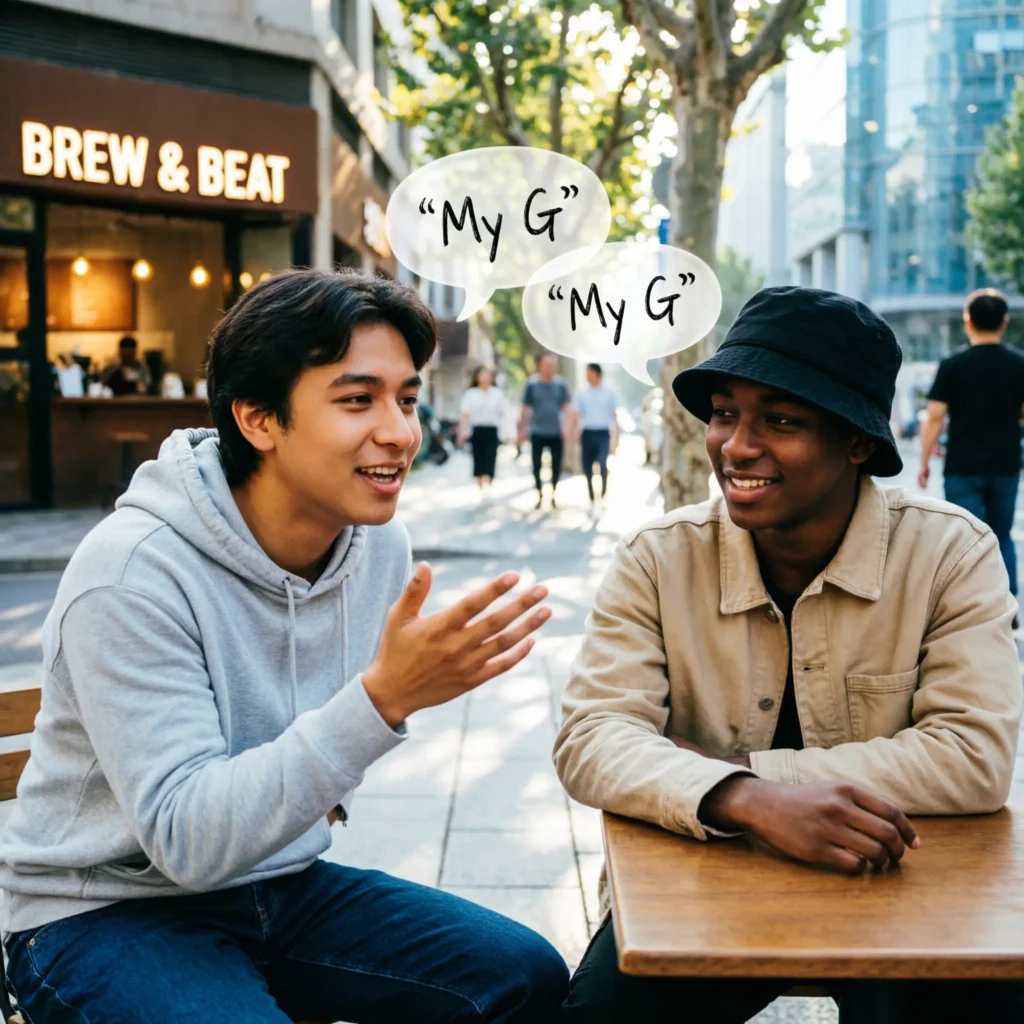 Examples of My G in Conversation