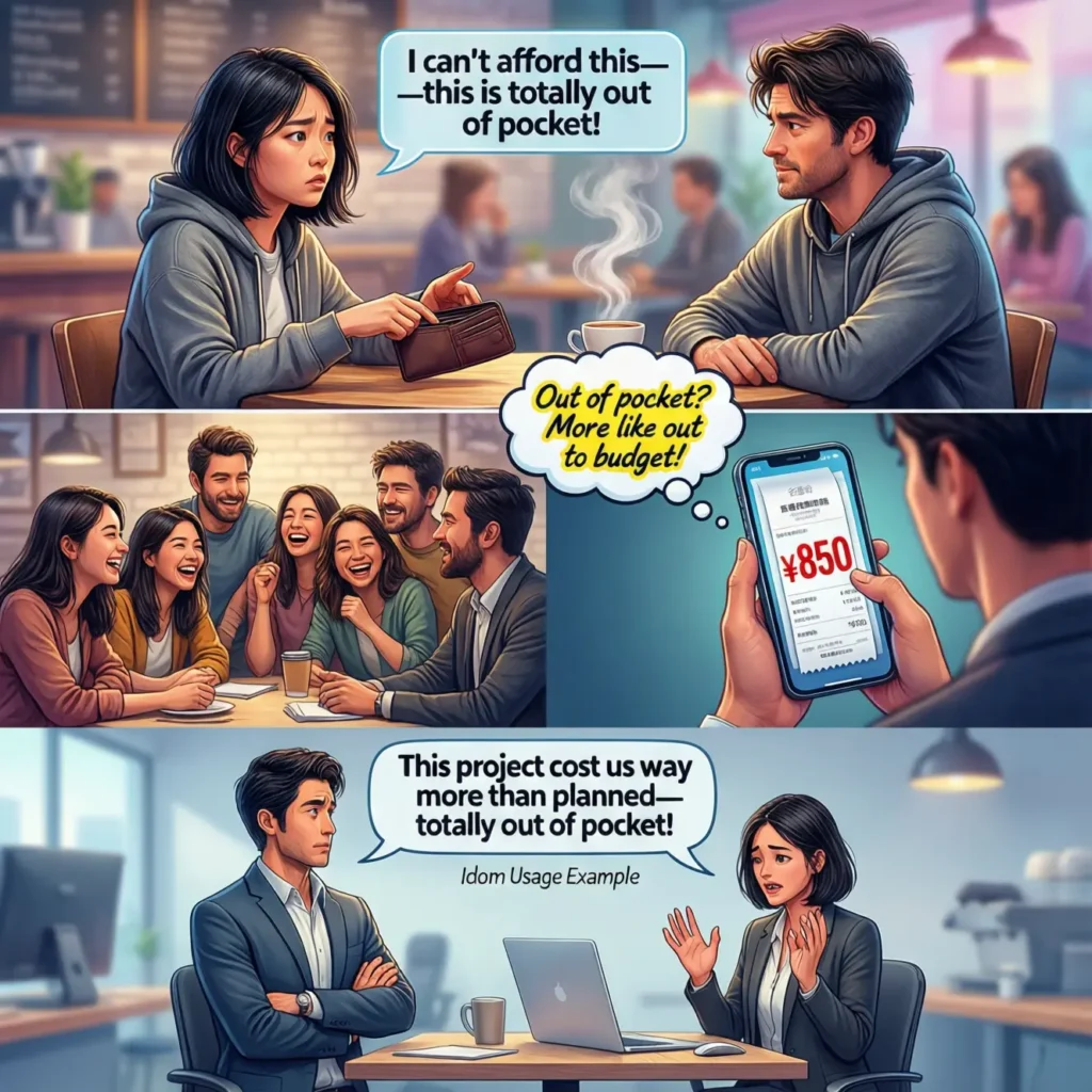 Examples of “Out of Pocket” in Conversation