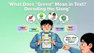 Green Slang Meaning