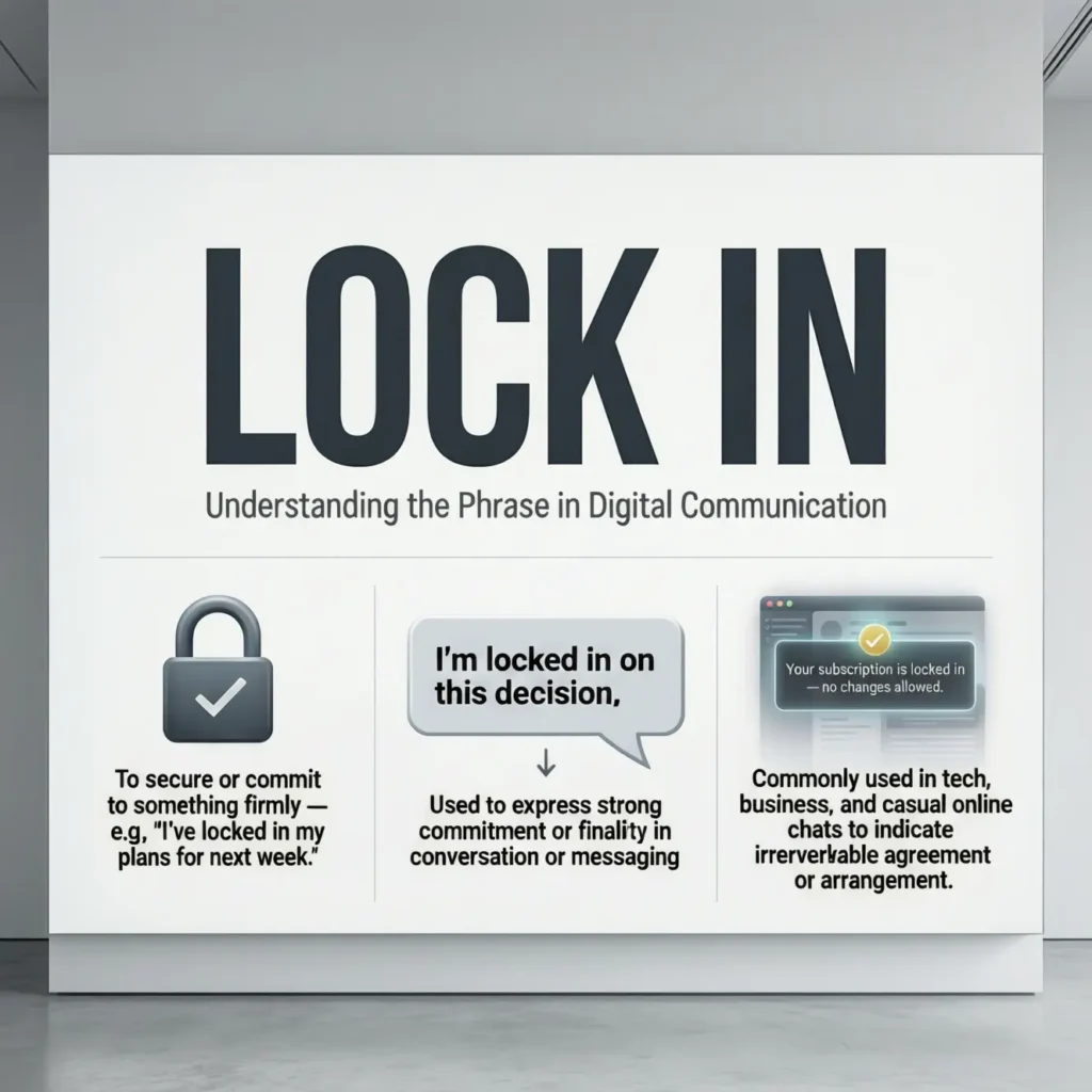What Does “Lock In” Mean in Text