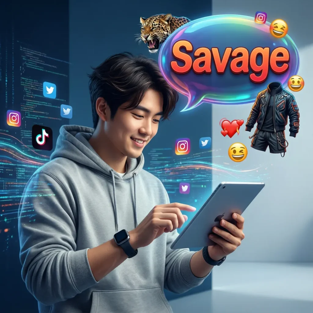 What Does Savage Mean in Text