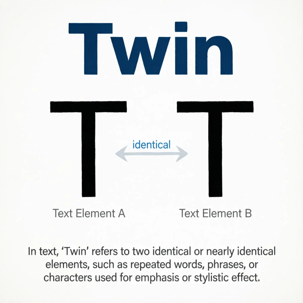 What Does Twin Mean in Text