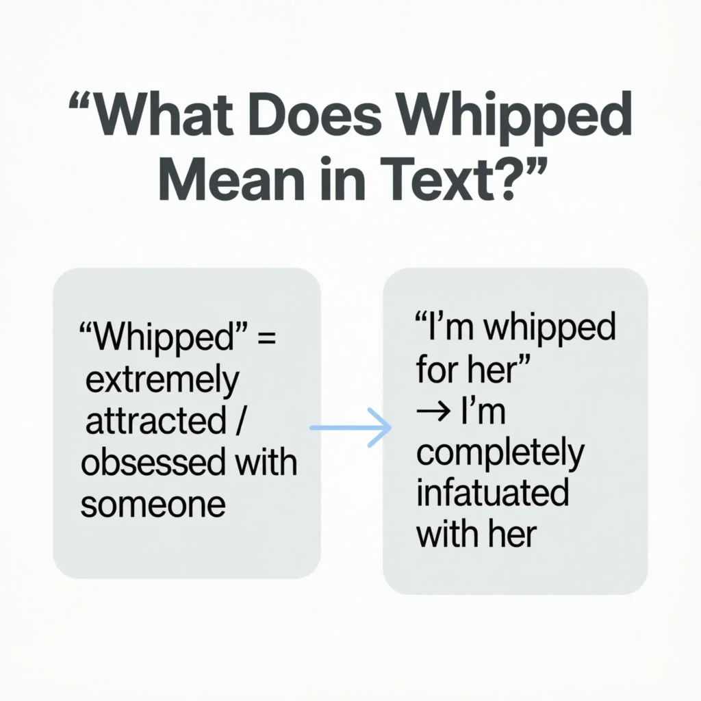 What Does Whipped Mean in Text