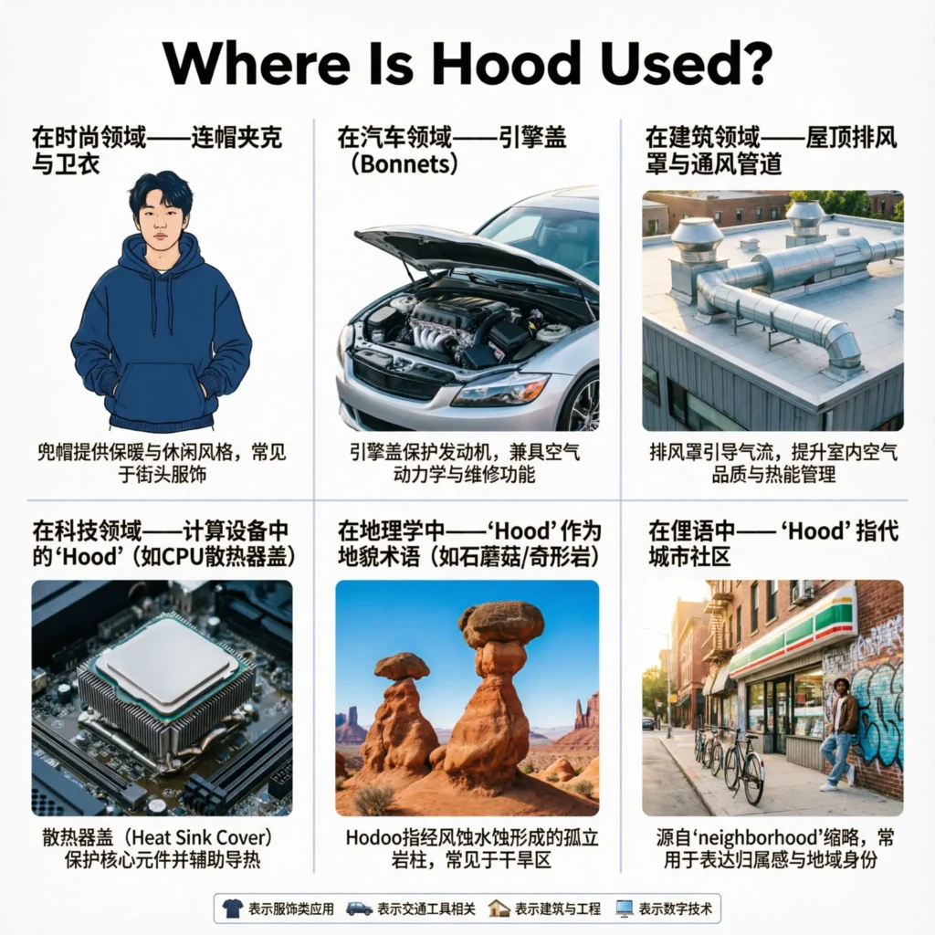 Where Is Hood Used