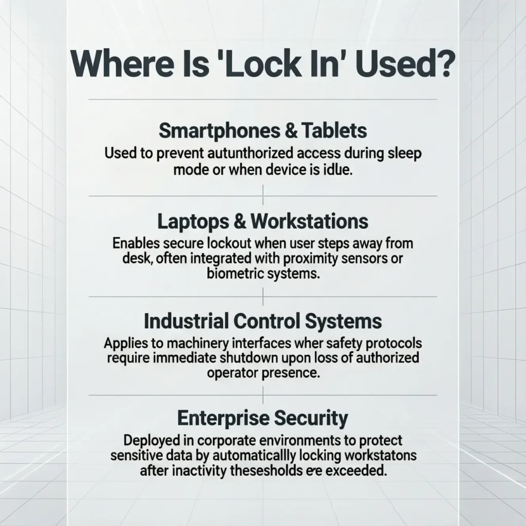 Where Is “Lock In” Used