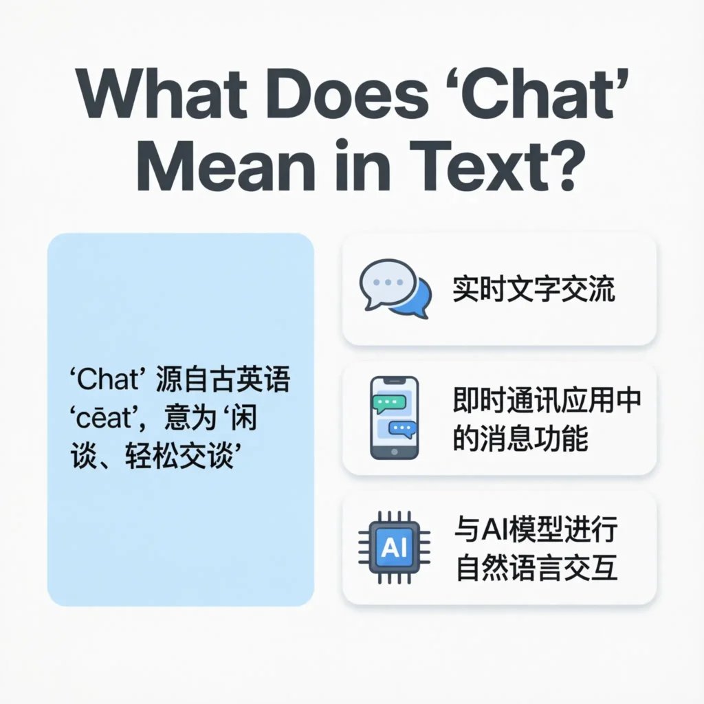 What Does “Chat” Mean in Text