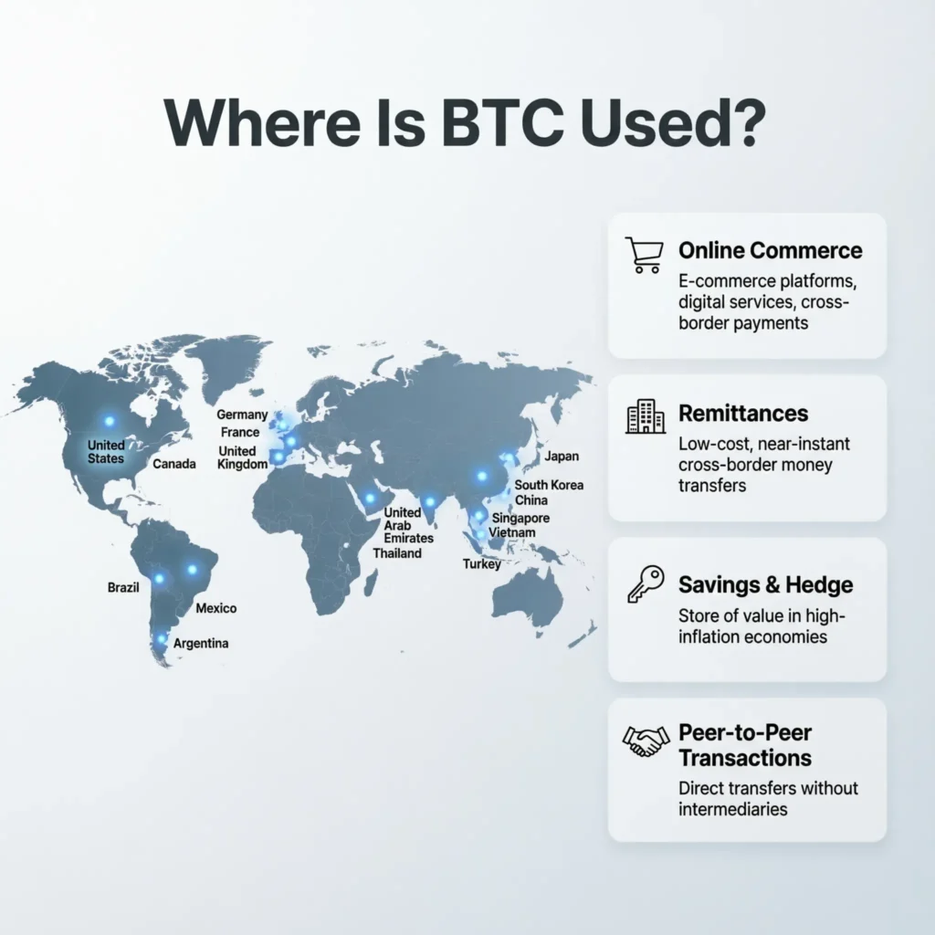 Where Is BTC Used