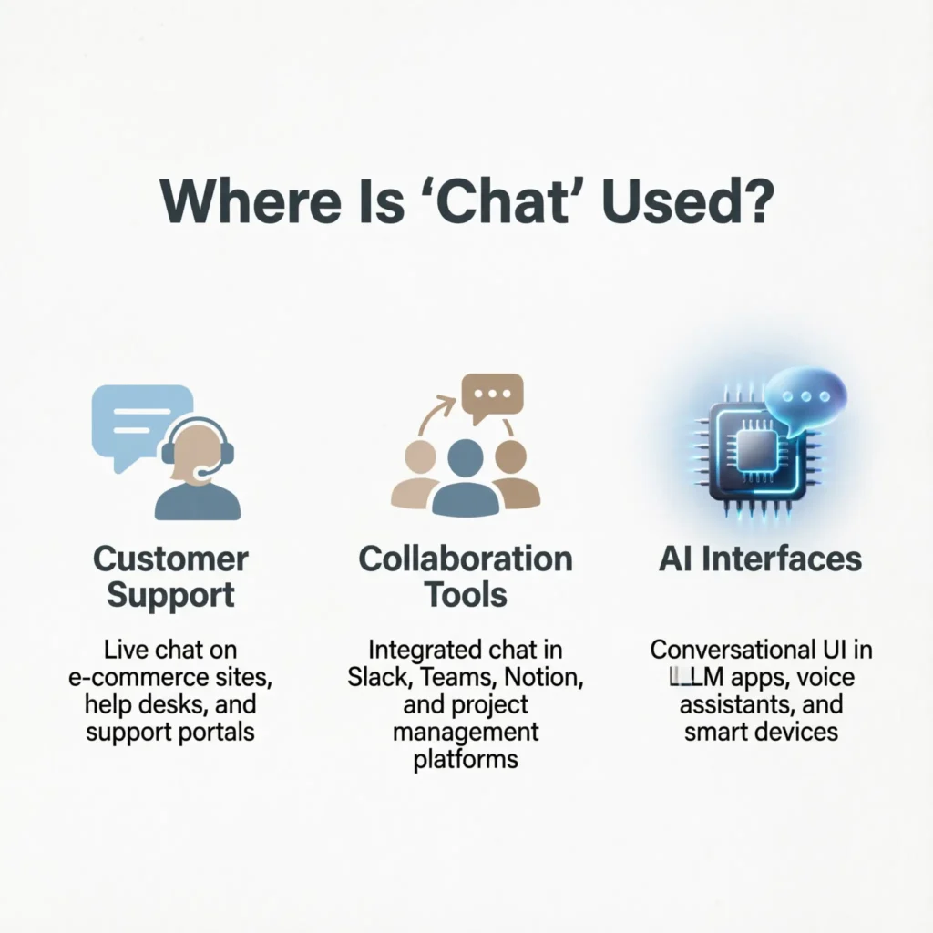Where Is “Chat” Used