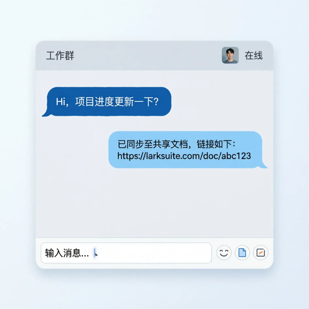 Examples of Lark in Conversation