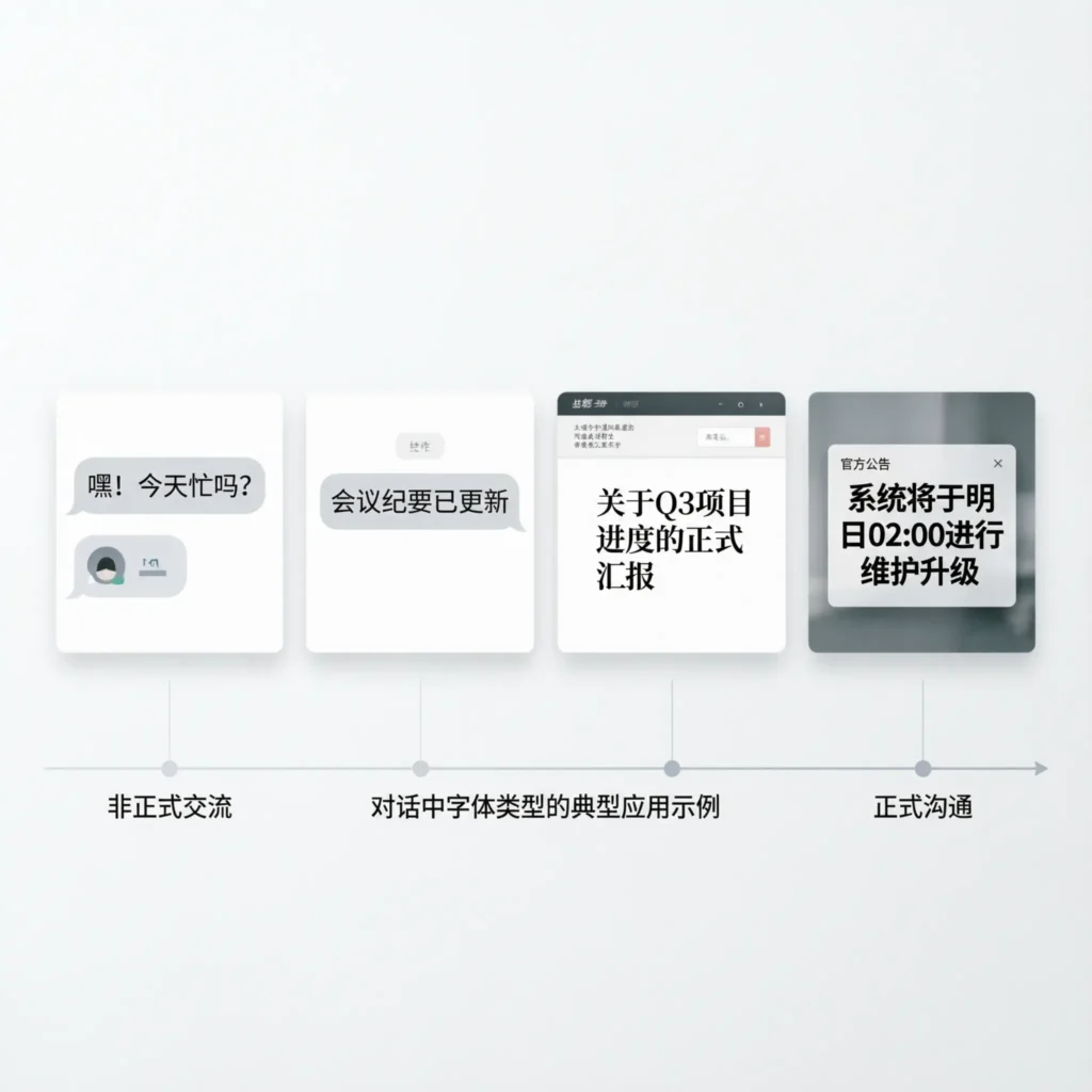 Examples of Type in Conversation