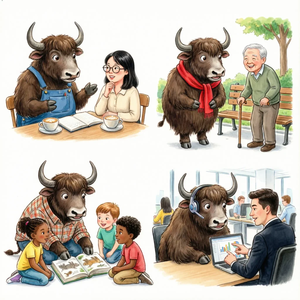 Examples of Yak in Conversation