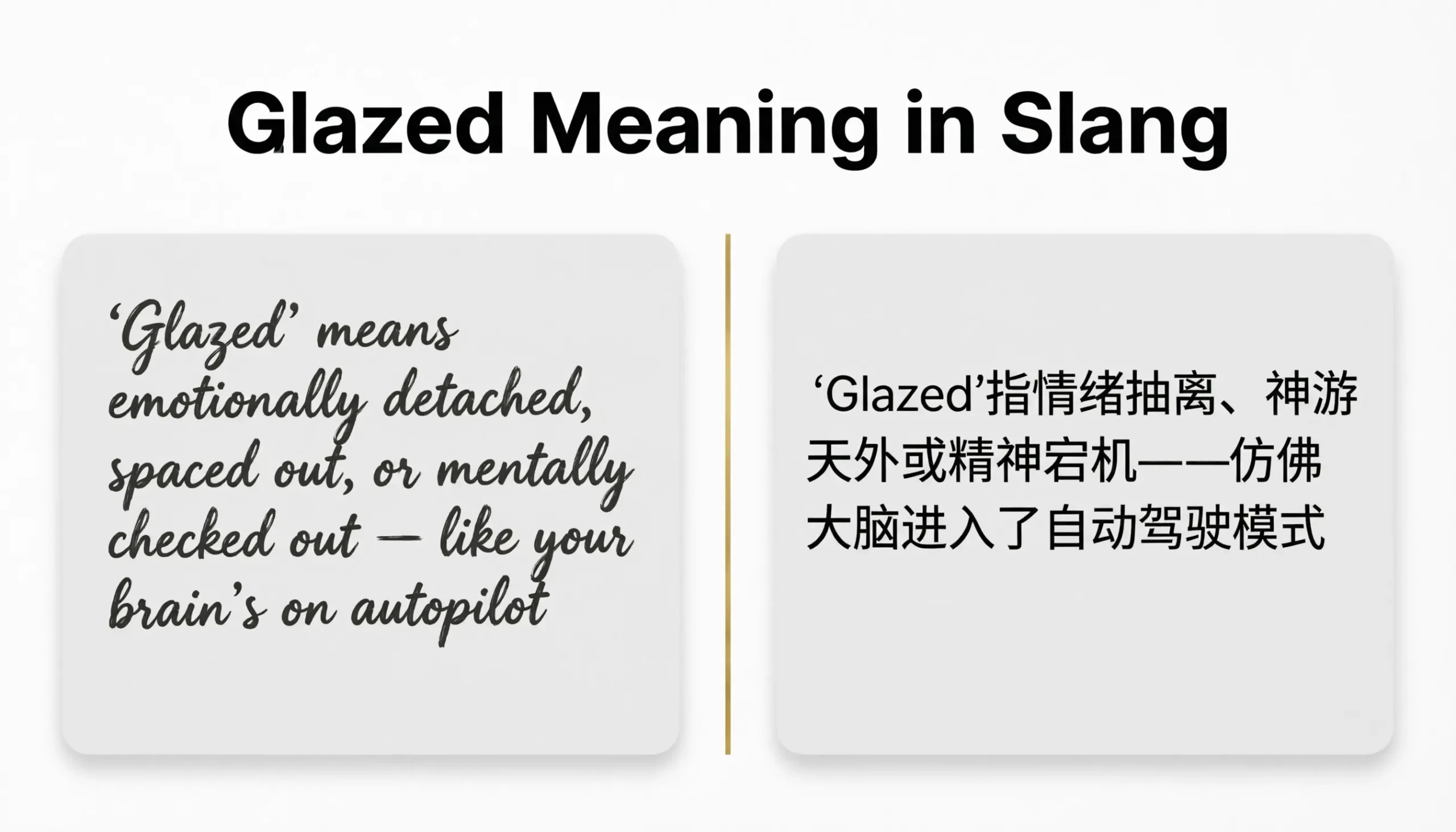 Glazed Meaning in Slang