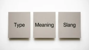 Type Meaning Slang