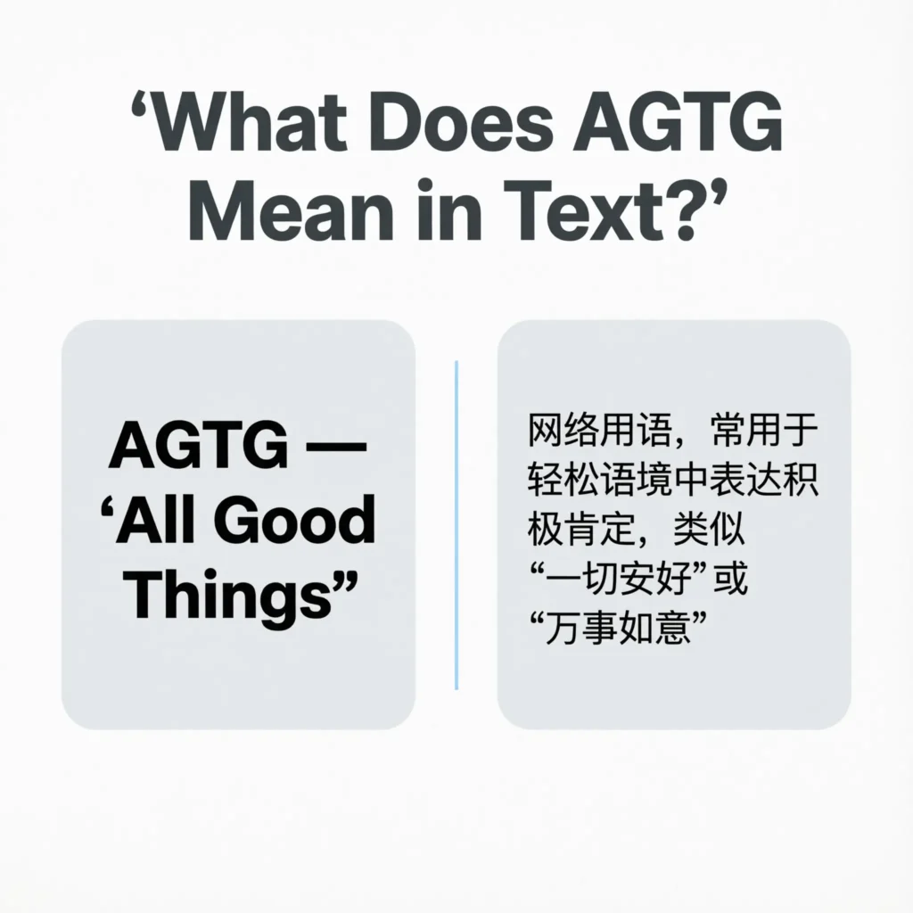 What Does AGTG Mean in Text