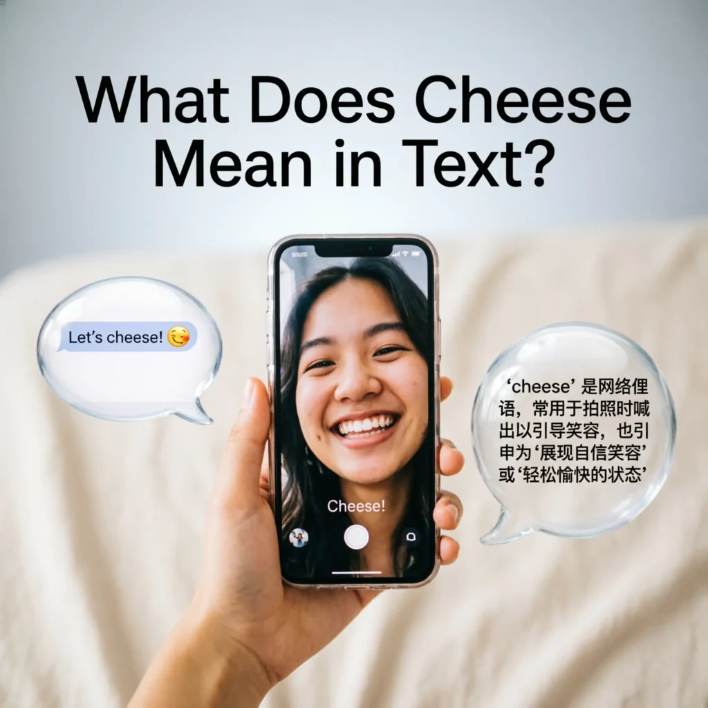 What Does Cheese Mean in Text