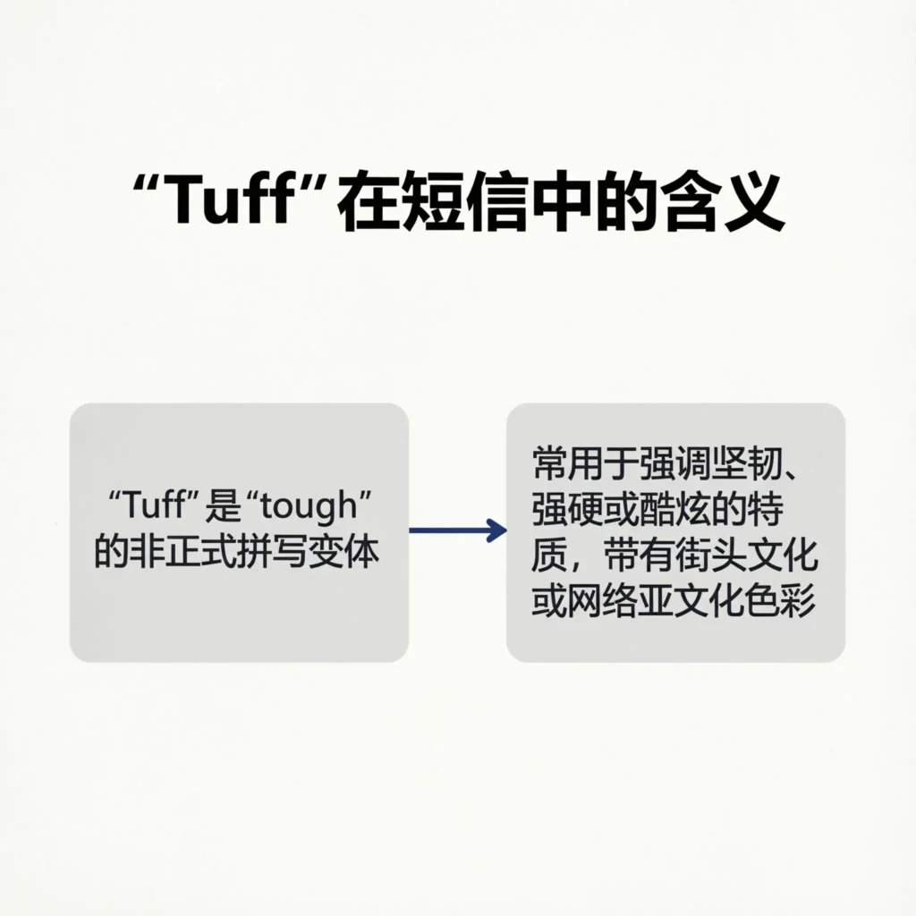 What Does “Tuff” Mean in Text
