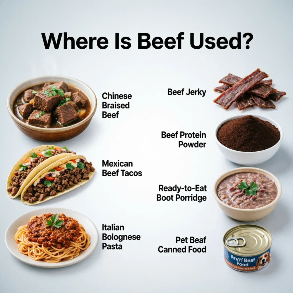 Where Is Beef Used