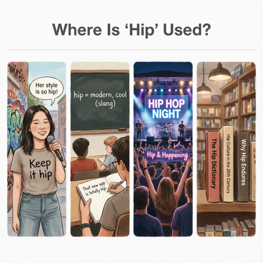Where Is “Hip” Used