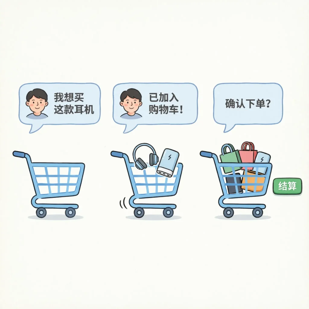 Examples of Cart in Conversation