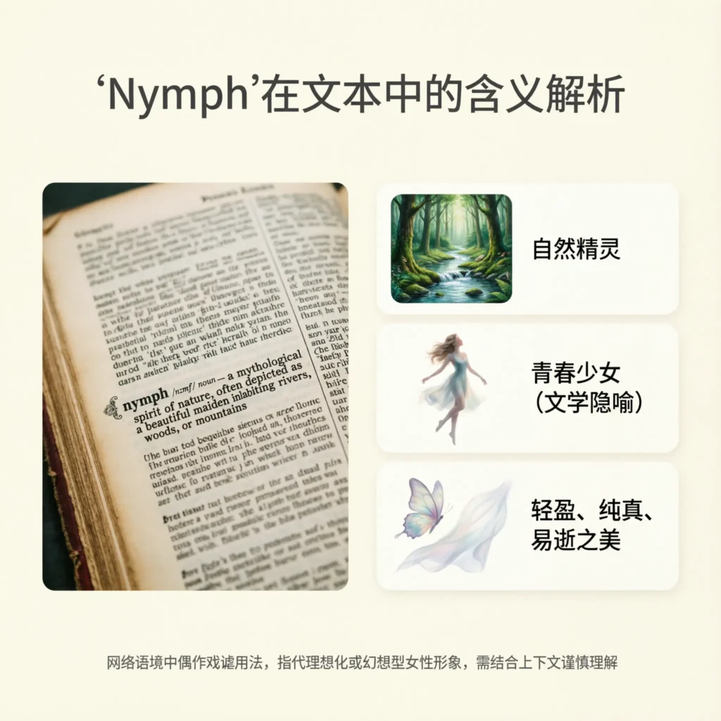 What Does Nymph Mean in Text